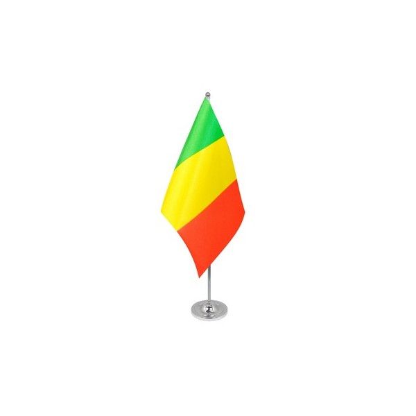 Mali Satin Table Flag