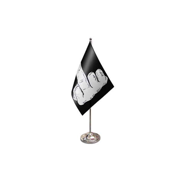 Middle Finger Satin Table Flag