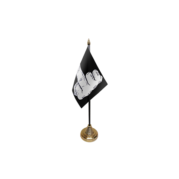 Middle Finger Small Table Flag