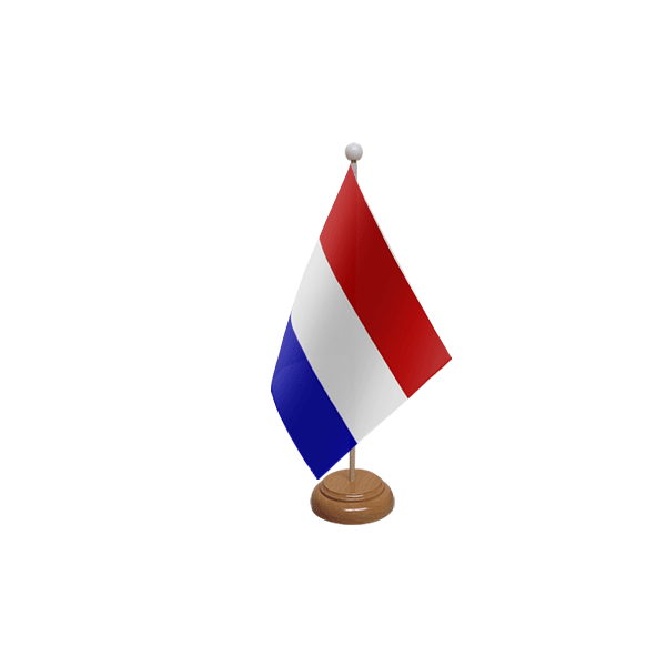 Netherlands Wooden Table Flag