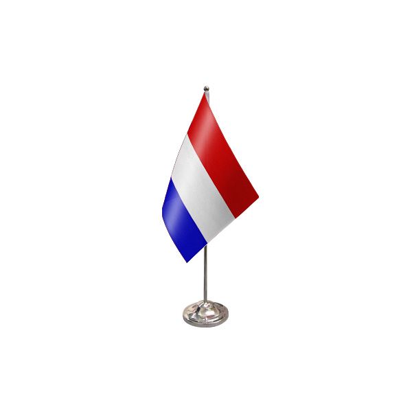 Netherlands Satin Table Flag