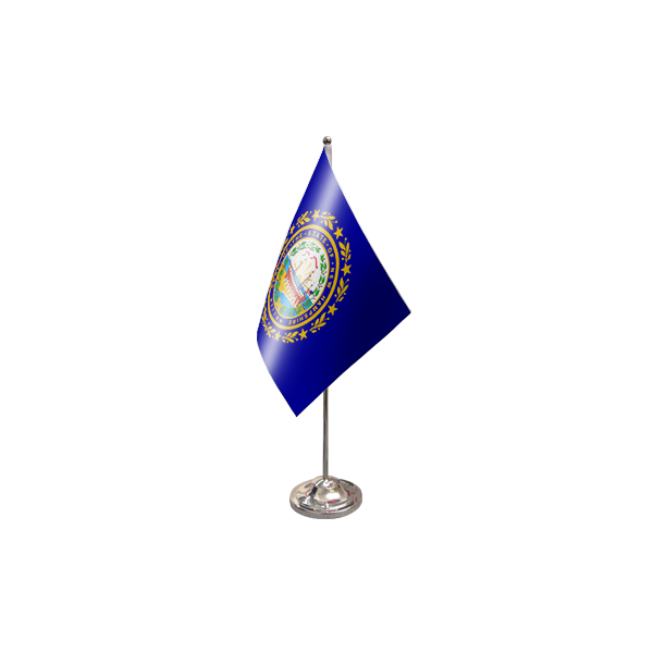New Hampshire Satin Table Flag