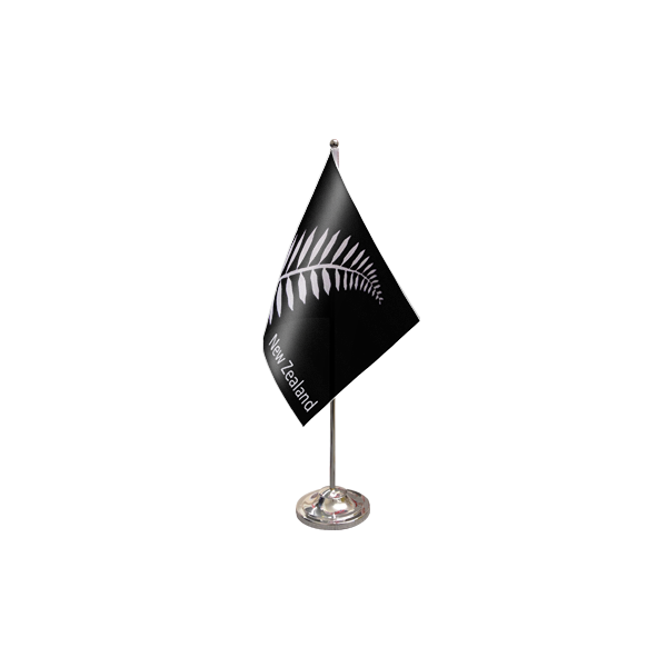 New Zealand Fern Satin Table Flag