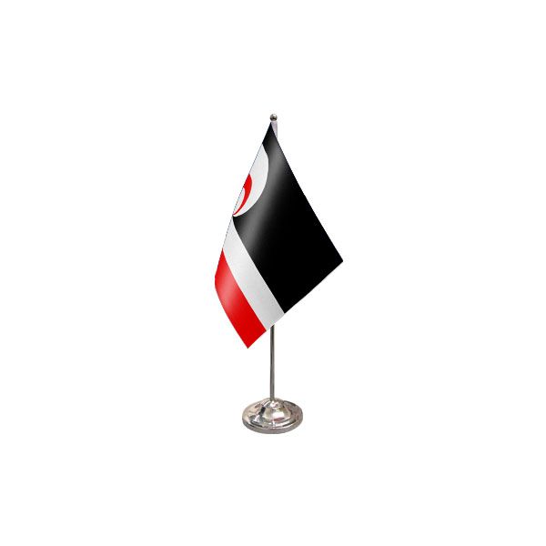 New Zealand Maori Satin Table Flag