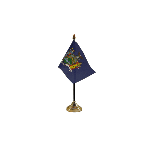New York Small Table Flag