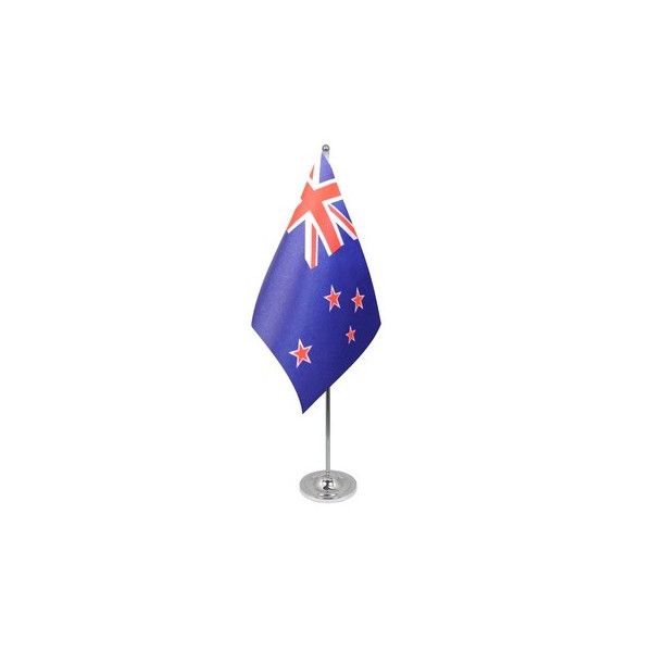New Zealand Satin Table Flag