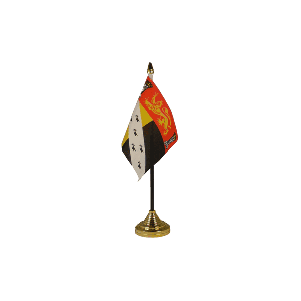Norfolk Old (with Crest) Small Table Flag