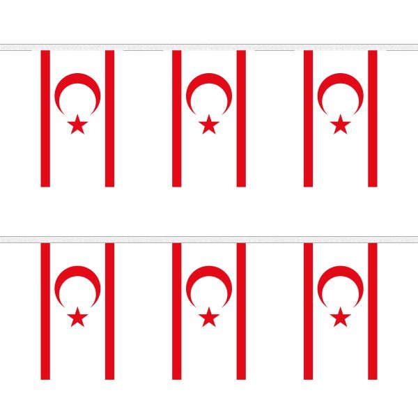 Cyprus North Rectangular Bunting