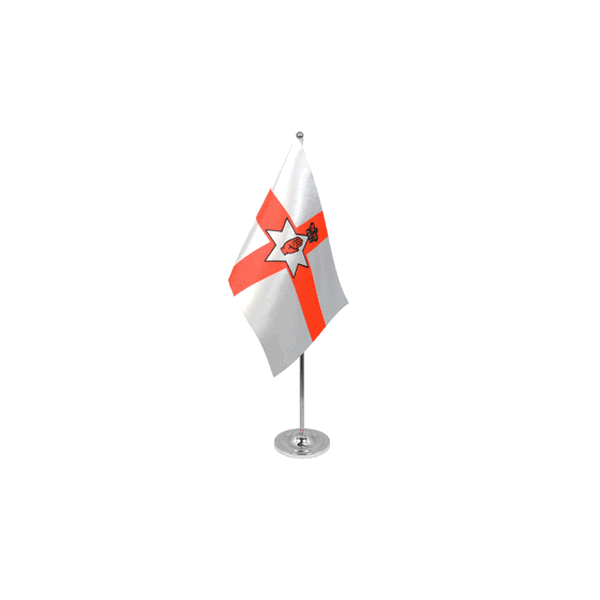 Northern Ireland Satin Table Flag