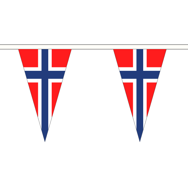 Norway Triangle Bunting