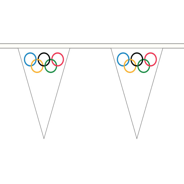 Olympic Triangle Bunting