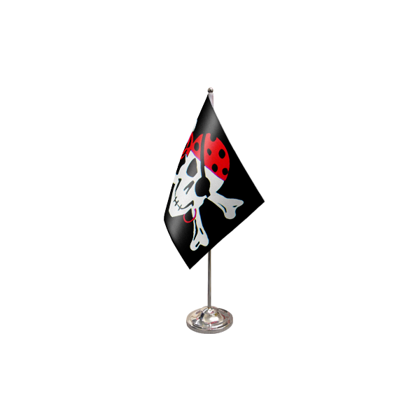 One Eyed Jack Satin Table Flag