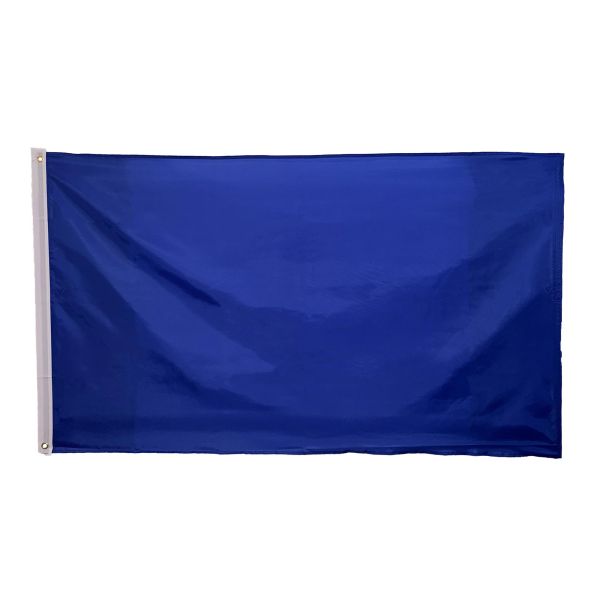 Plain Blue NYLON Flag