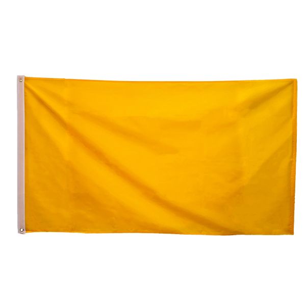 Plain Yellow NYLON Flag