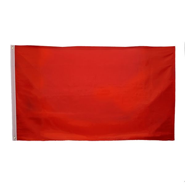 Plain Red NYLON Flag