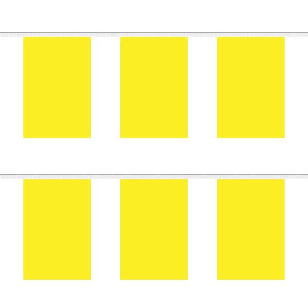 Plain Yellow Rectangular Bunting