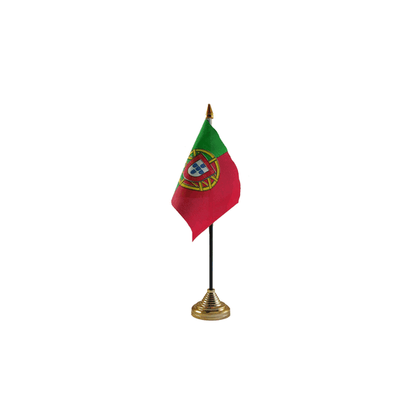 Portugal Small Table Flag