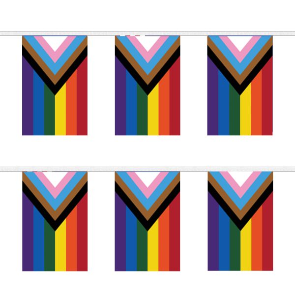 Progress Pride Rectangular Bunting