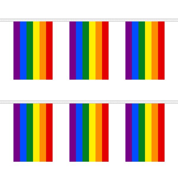 Rainbow Rectangular Bunting