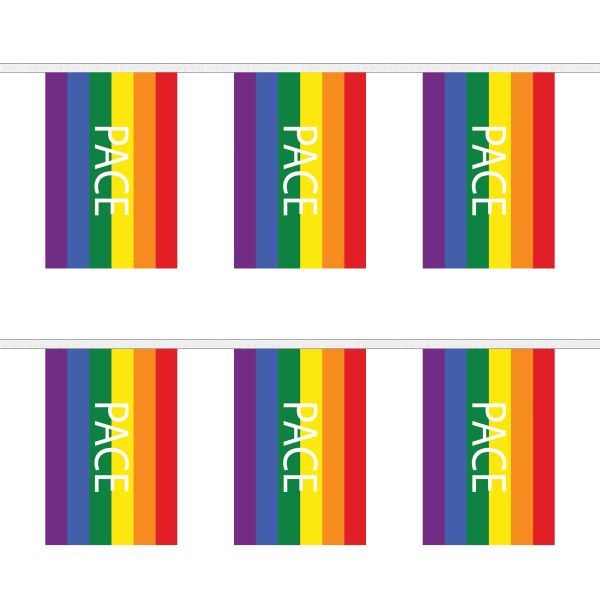 Rainbow Pace Rectangular Bunting