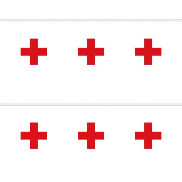 Red Cross Rectangular Bunting