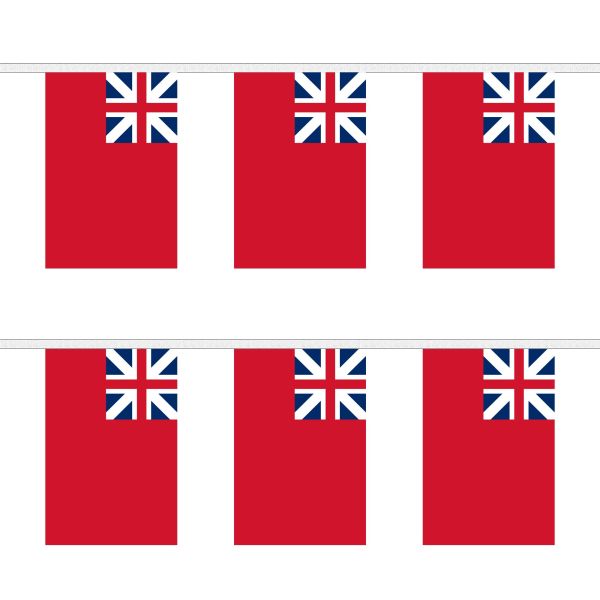 Red Ensign Colonial Rectangular Bunting