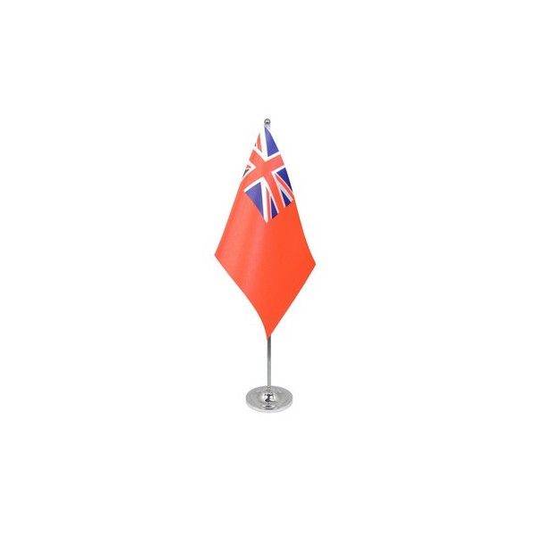 Red Ensign Satin Table Flag