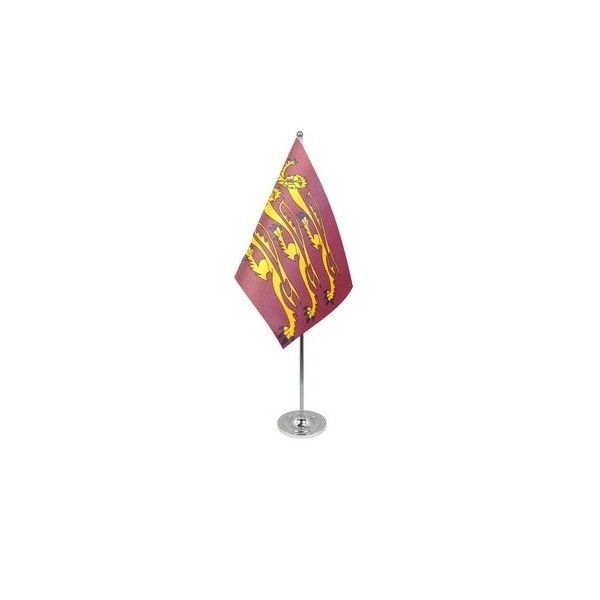 Richard The Lionheart Satin Table Flag
