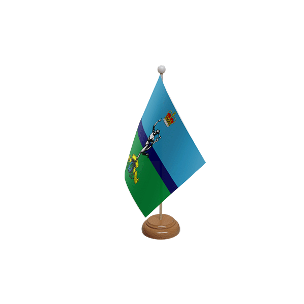 Royal Signals Corps Wooden Table Flag