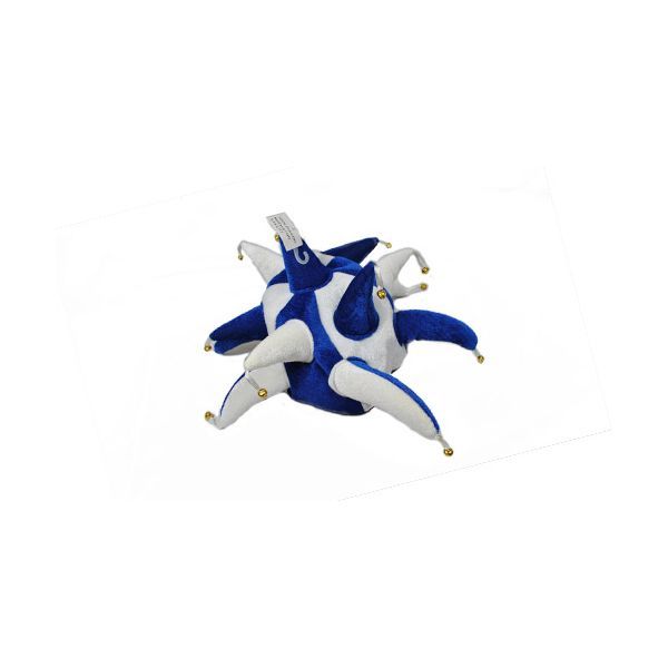 Royal Blue and White Jester Hat