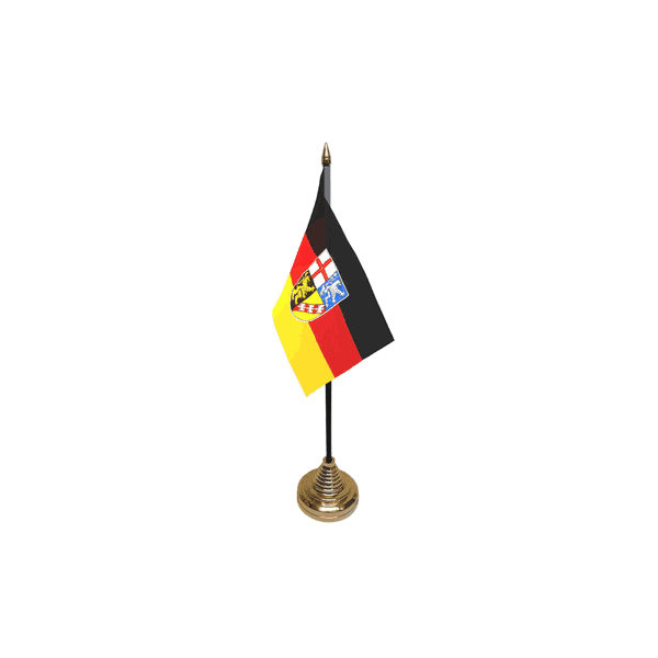 Saarland Small Table Flag