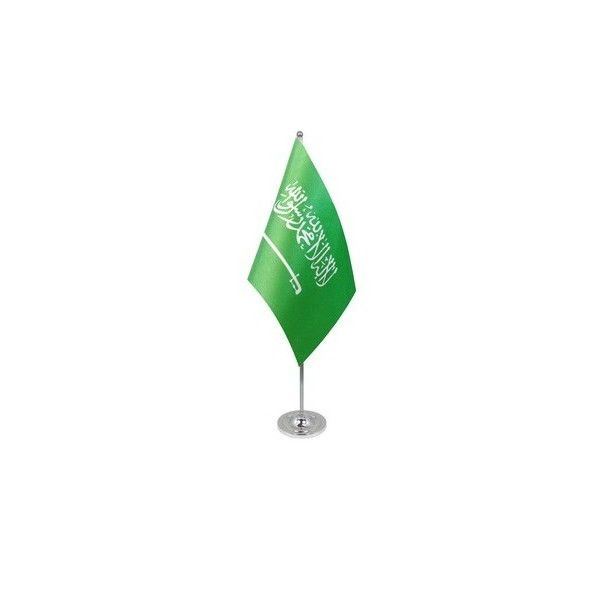 Saudi Arabia Satin Table Flag