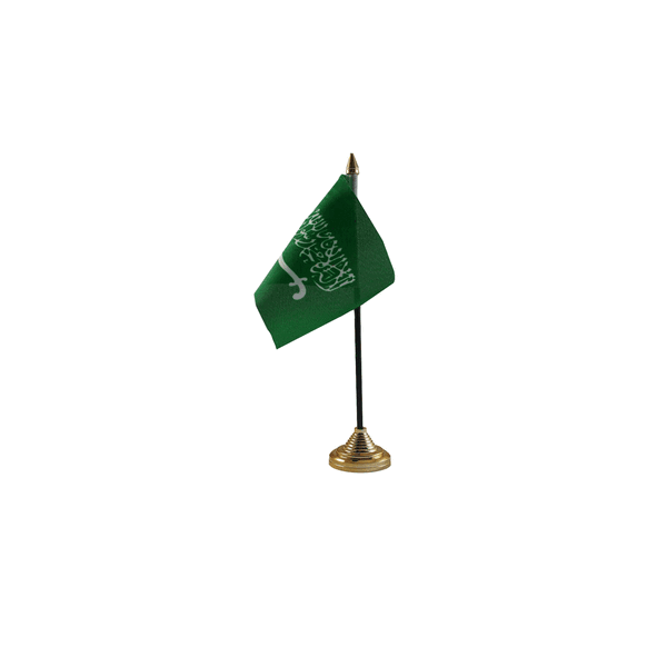 Saudi Arabia Small Table Flag