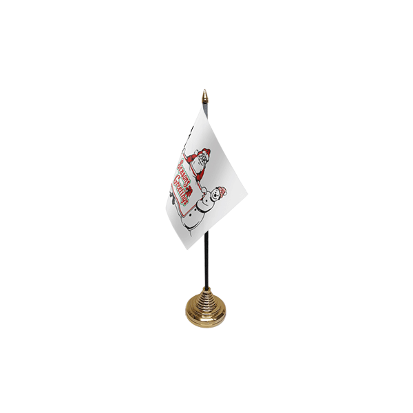 Seasons Greetings Small Table Flag