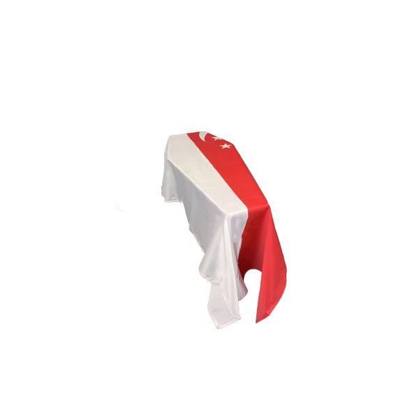 Singapore Coffin Drape Flag