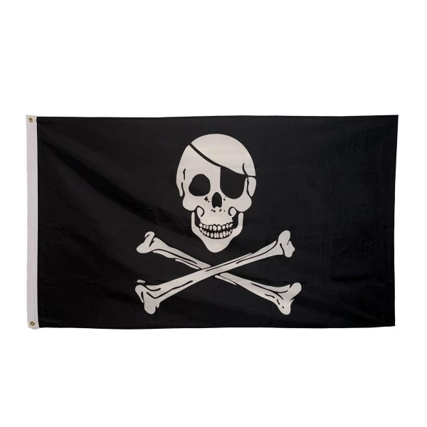 Skull and Crossbones NYLON Flag