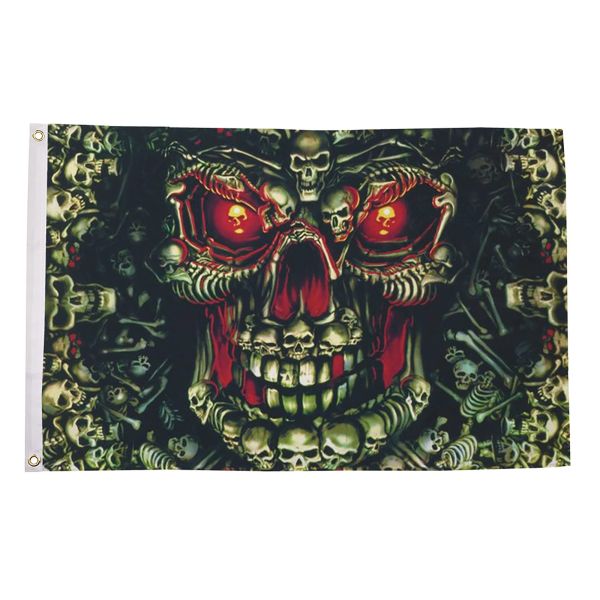 Skulls Multi Flag