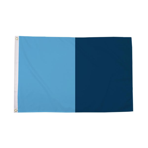 Sky Blue and Navy Blue Irish County Flag