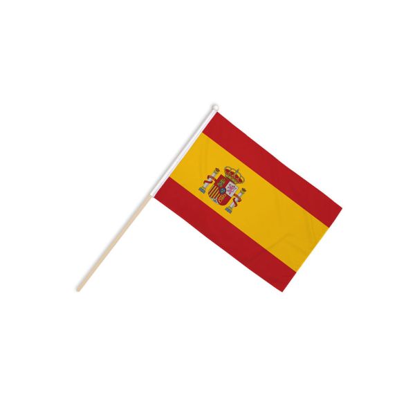 Spain Crest Hand Flags