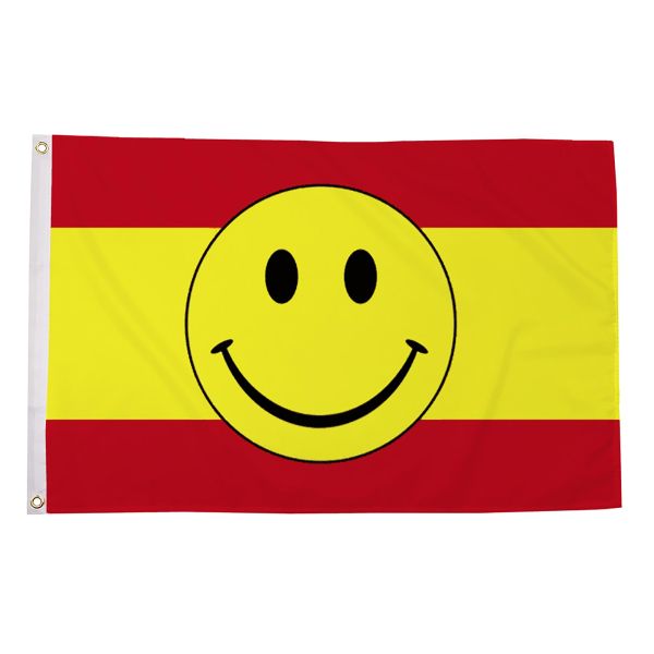 Spain Smiley Face Flag