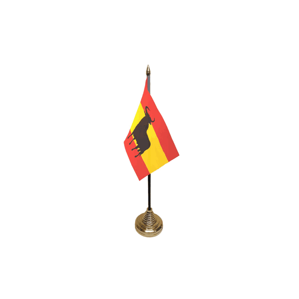 Spanish Bull Small Table Flag