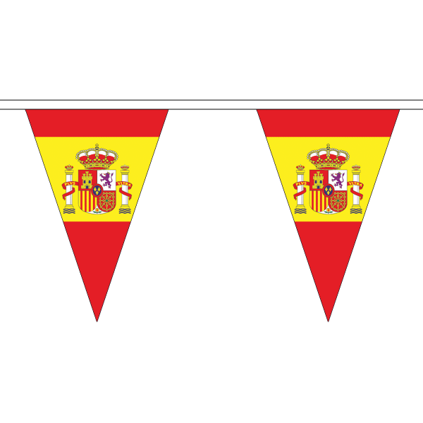 Spain Crest Triangle Bunting