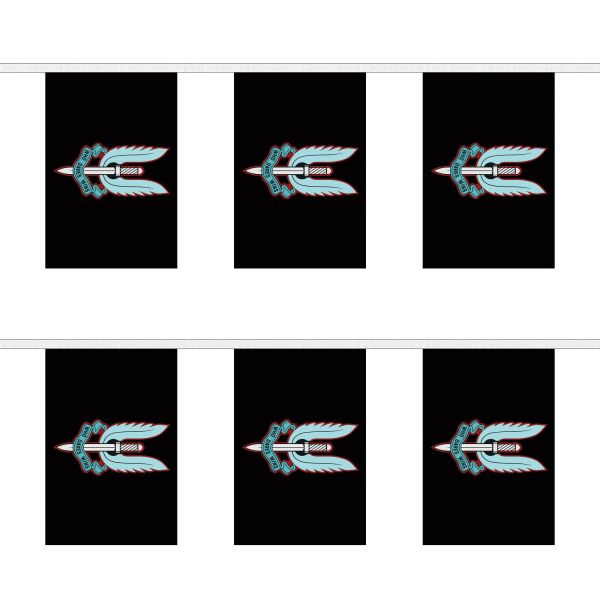 Special Air Service (SAS) Black Rectangular Bunting