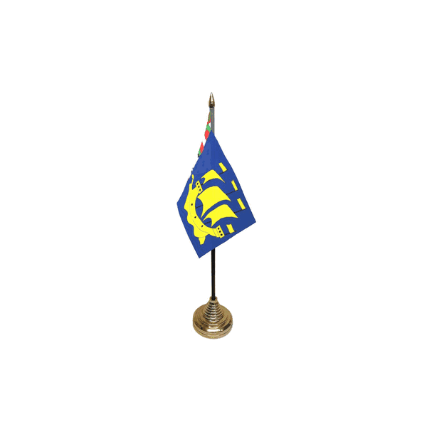 St Pierre Small Table Flag