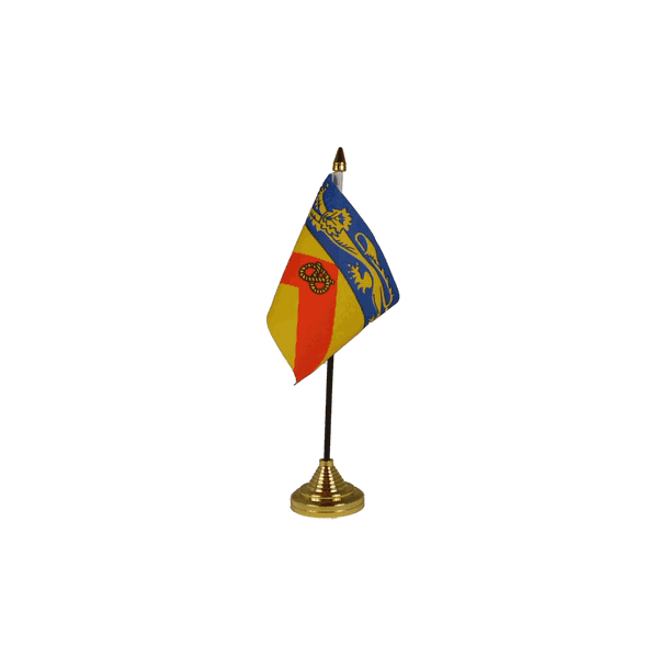 Staffordshire Old (With Crest) Small Table Flag