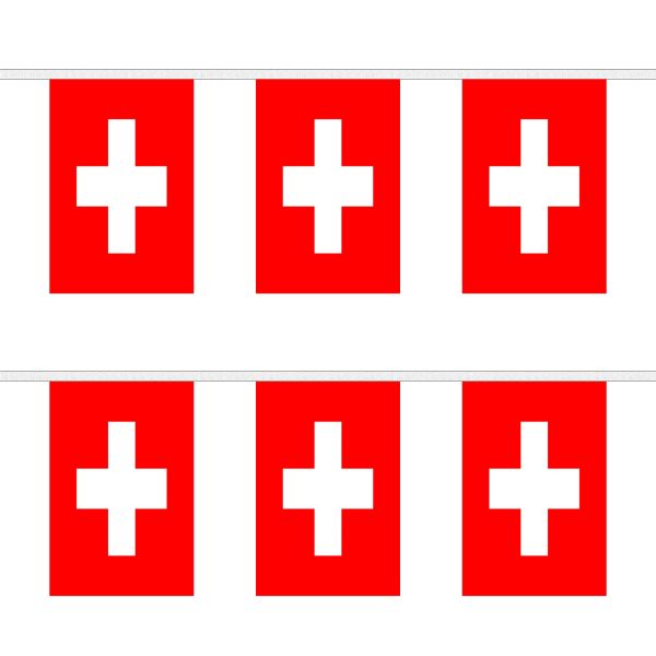 Switzerland Rectangular Bunting
