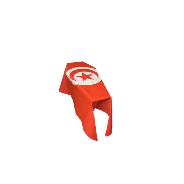 Tunisia Coffin Drape Flag