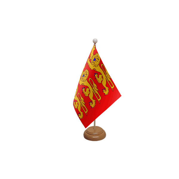 Upper Normandy Wooden Table Flag