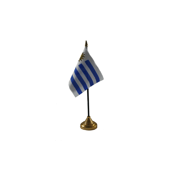 Uruguay Small Table Flag