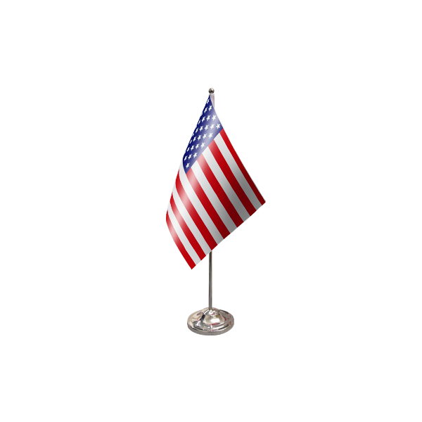 USA Satin Table Flag
